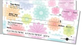 Geo Floral Side Tear Design Checks