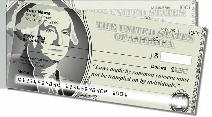 George Washington Side Tear Personal Checks