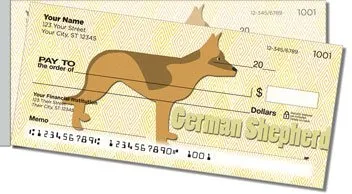German Shepherd Side Tear Design Checks