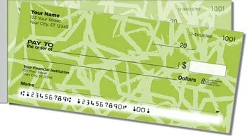 Giraffe Print Side Tear Personalized Checks