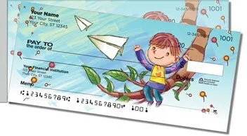 Glad Kid Side Tear Design Checks