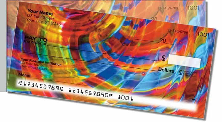 Glass Art Side Tear Personal Checks