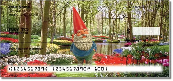 Gnomes in Nature Personal Checks