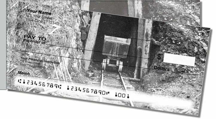 Gold Rush Side Tear Personal Checks