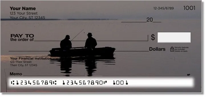 Gone Fishing Personal Checks