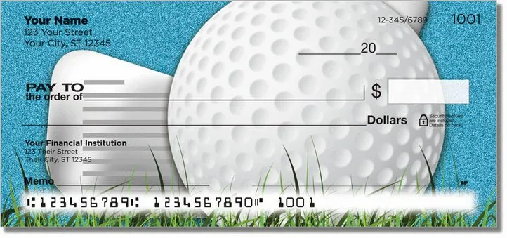 Gone Golfing Personal Checks