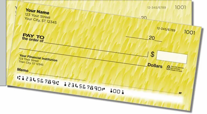 Grass Side Tear Personal Checks
