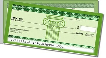 Greek to Me Side Tear Checks