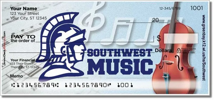 Green Bay Southwest Music Personal Checks