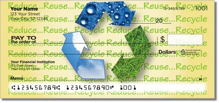 Green Living 2 Personal Checks
