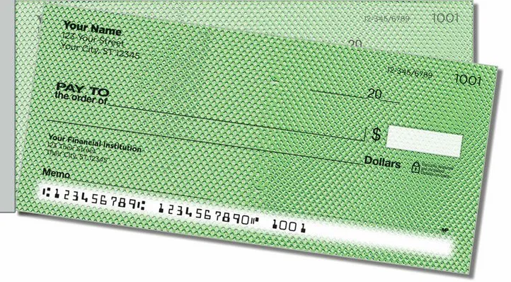Green Mesh Side Tear Personal Checks