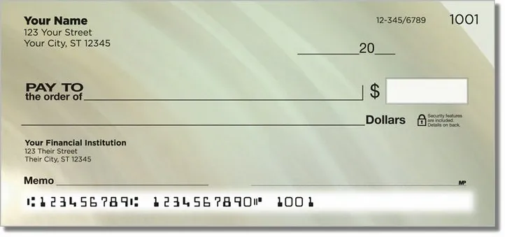Green Swish Personal Checks