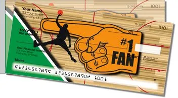 Green and Black Basketball Side Tear Checks