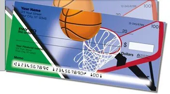 Green and Black Basketball Side Tear Design Checks