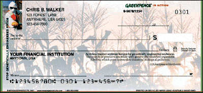 Greenpeace In Action Personal Checks