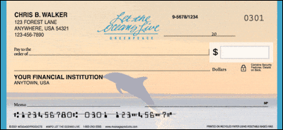 Greenpeace Let Oceans Live Personal Checks