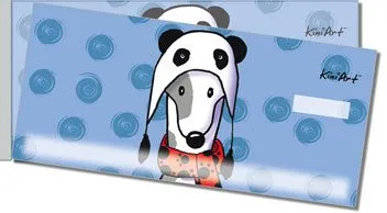 Greyhound Side Tear Personalized Checks