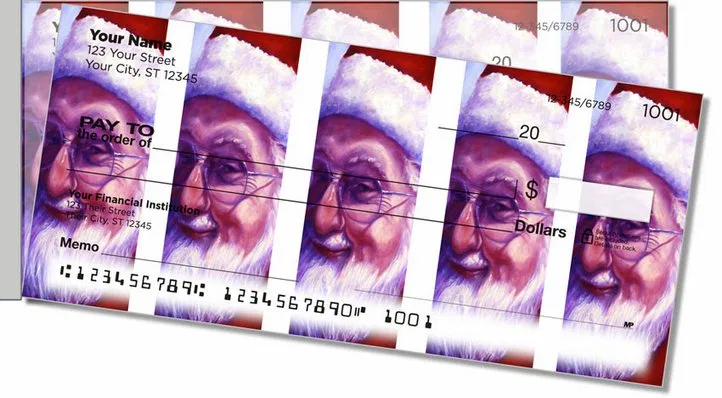 Grissom Christmas Side Tear Personal Checks