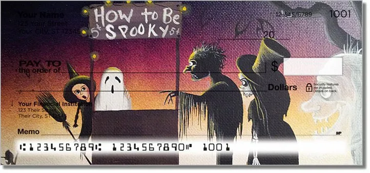 Halloween Art Personal Checks