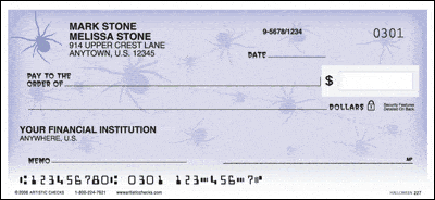 Halloween Personal Checks