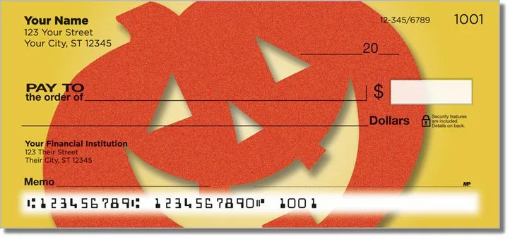 Happy Halloween Personal Checks