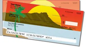 Hawaii Vacation Side Tear Design Checks