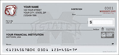 Mississippi State Logo Personal Checks