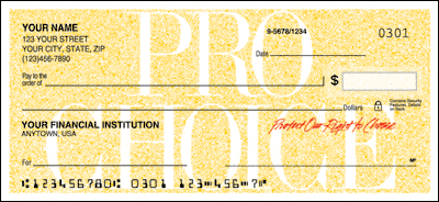 NOW Pro Choice Personal Checks