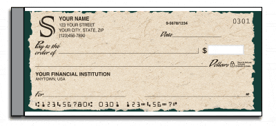 Natural Side Tear Personal Checks