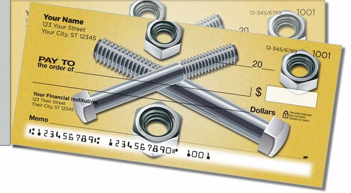 Nuts and Bolts Side Tear Personal Checks