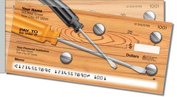 Nuts and Bolts Side Tear Personalized Checks