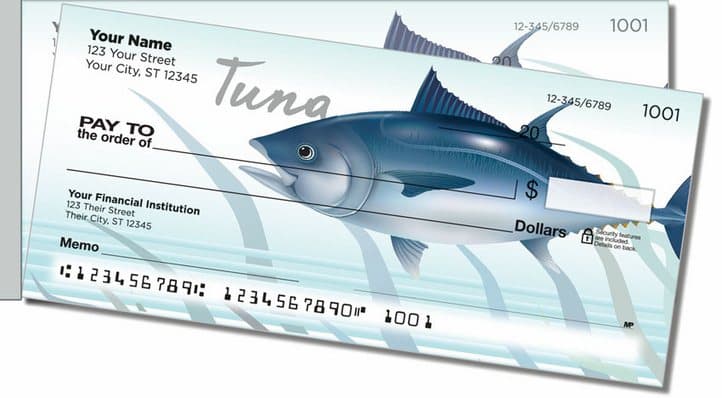 Ocean Fish Side Tear Personal Checks