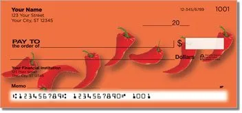 Pepper String Personalized Checks