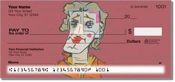 Picasso Portrait Personalized Checks