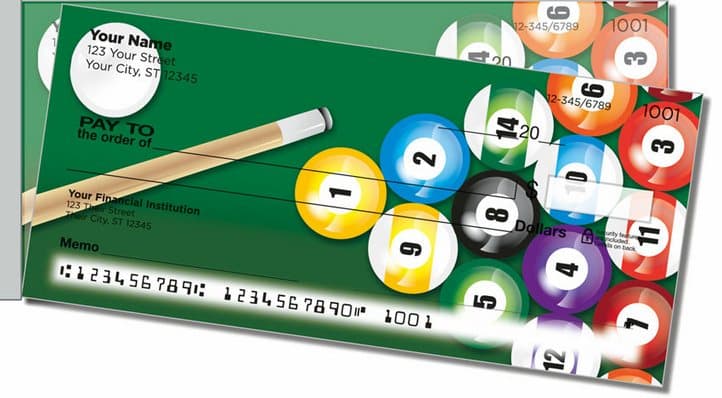 Pool Shark Side Tear Personal Checks