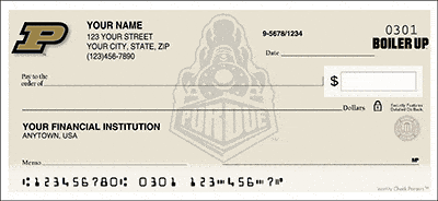 Purdue Logo Personal Checks