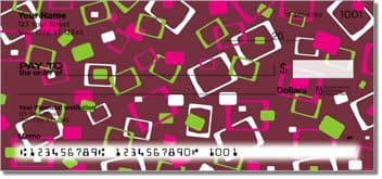 Purse Pattern Personalized Checks