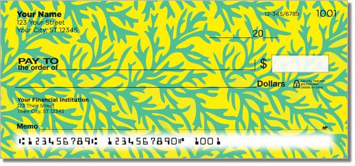 Reef Print Personal Checks