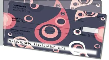 Retro Paisley Side Tear Personalized Checks