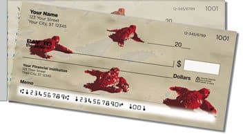 Sea Turtle Side Tear Personalized Checks