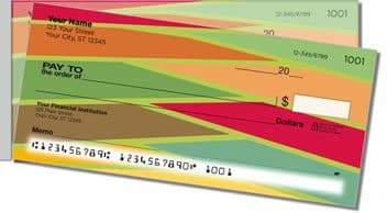 Slats of Color Side Tear Design Checks
