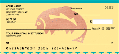Southwest Art Personal Checks