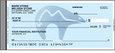 Southwest Art Side Tear Personal Checks