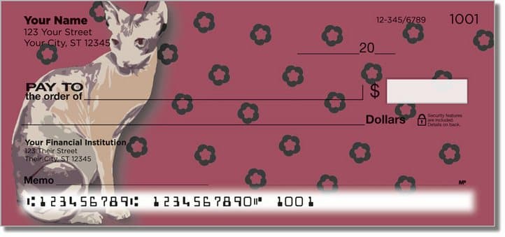 Sphynx Cat Personal Checks