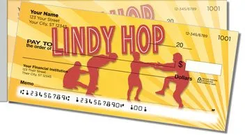 Swing Dancing Side Tear Personalized Checks