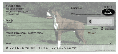 Top Breeds Boxer Personal Checks