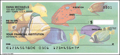 Tropical Aquarium Personal Checks