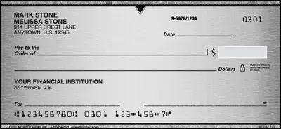 Vellum Personal Checks