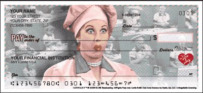 Vintage Lucy Personal Checks