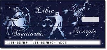 Zodiac Symbol Personalized Checks